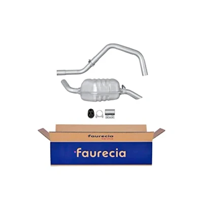 Abbildung von HELLA 8LD 366 029 931 Endschalldämpfer hinten mit Anbauteilen FORD: MONDEO 2 Kombi, 2, Stufenheck