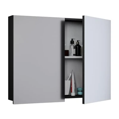 Abbildung von VCM Spiegelschrank Holz Badmöbel Spiegel Badinos 60 cm (1 St)