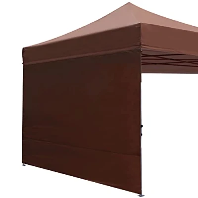 Abbildung von ABCCANOPY Seitenwand/Seitenteile für 3x3m pavillon,3x6m pavillon,partyzelt,festzeltWasserabweisendohne Fenster,Braun