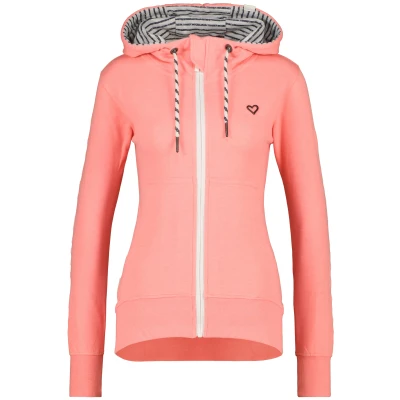 Abbildung von alife &amp; kickin Jessy Sweatjacke, Damen, Größe: XL, Peach