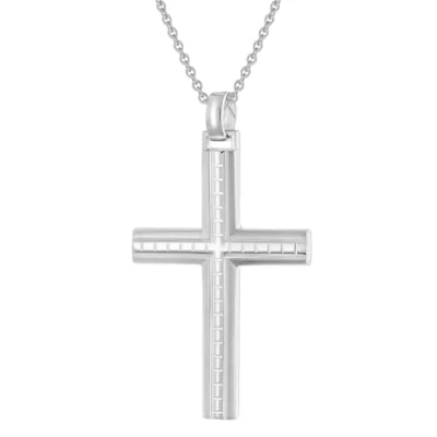 Abbildung von trendor 28570 Herren Halskette mit Kreuz 925 Silber