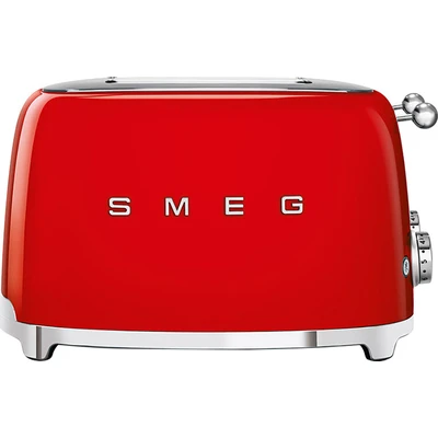 Abbildung von smeg toaster tsf03rdeu 4 scheiben rot 50s design