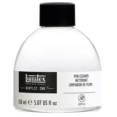Abbildung von Liquitex 4261100 flüssige Professional Acrylfarben Ink, Tusche, 150ml, hochpigmentierte Airbrushfarbe, reiniger