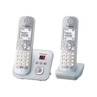 Abbildung von Panasonic KX TG6822GS silber Schnurloses DECT Telefon