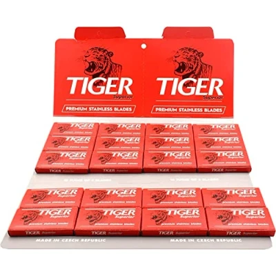 Abbildung von 100 Rasierklingen Tiger Superior