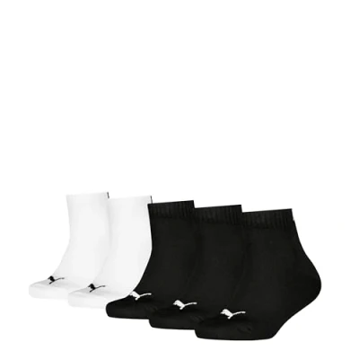 Abbildung von PUMA Unisex Kinder Plain Quarter, Black/White, 31 34 EU