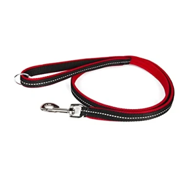Abbildung von Julius K9 POWAIR Leine, 1,2 m, mit Griff, großer Karabiner, rot