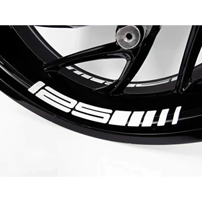 Abbildung von BIKE label Felgenbett Aufkleber 4er Set kompatibel mit KTM 125 Duke 790071