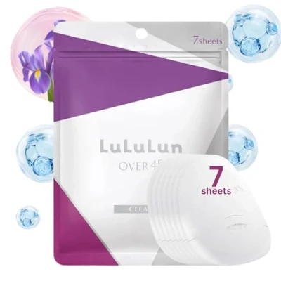 Abbildung von Lululun OVER 45 Clear Sheet MASK 7PACK Gesichtsmaske, Größe: 113 ml,