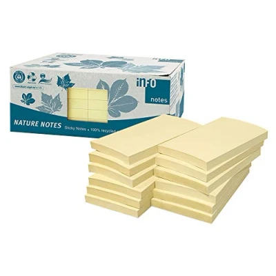 Abbildung von inFO Recycling Haftnotizen 12,5 x 7,5 cm