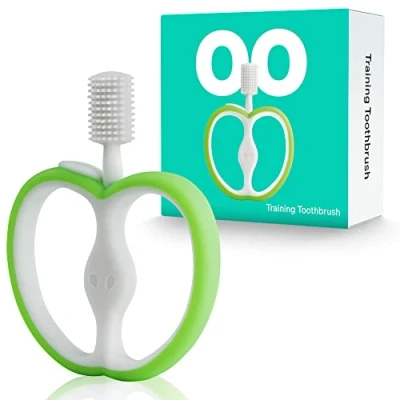 Abbildung von Love Noobs Beißring Baby, BPA Frei Einfach zu reinigen , Zahnungshilfe Greifling Silikon Zahnbürste, Beißspielzeug Spielzeug, Unisex Teether