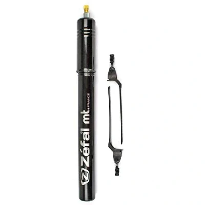 Abbildung von Zefal Unisex Erwachsene Stand und Fusspumpe MT 323 Alu Pumpen, schwarz schwarz, Standard