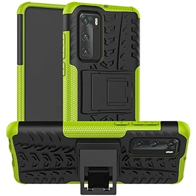 Abbildung von Verco Schutzhülle für Huawei P40 Hülle, Armor Outdoor Handyhülle Case Panzer Hardcase [Cover geeignet Baustelle], Grün