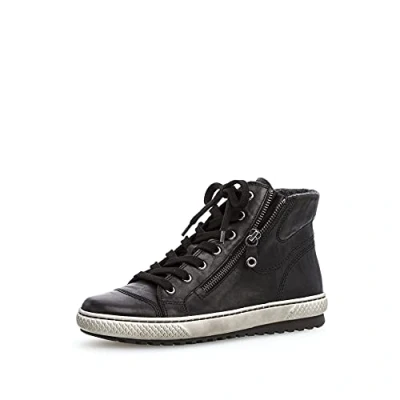 Abbildung von Gabor Damen Schnürstiefeletten, Frauen Stiefeletten,uebergangsschuhe,uebergangsstiefel,schnürboots,Winterschuhe,schwarz (Smoky),38 EU / 5 UK