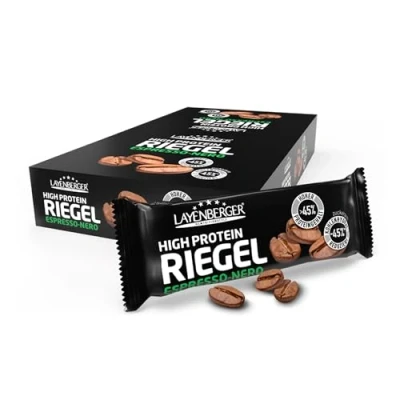 Abbildung von HIGH PROTEIN RIEGEL Espresso Nero 18x35g