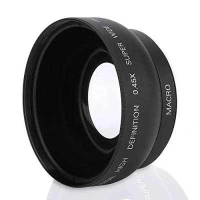 Abbildung von Universelles Kamera objektiv Kit 52mm/0.45X Weitwinkel,Mehrfachbeschichtung Optik Makro mit Gehäuse für/für/für/für Minolta/für/für Pentax