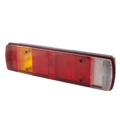 Abbildung von HELLA 2VD 008 205 041 Rückleuchte rechts P21W, R5W schwarz 12, 24 ohne Glühlampen mit Lampenträger