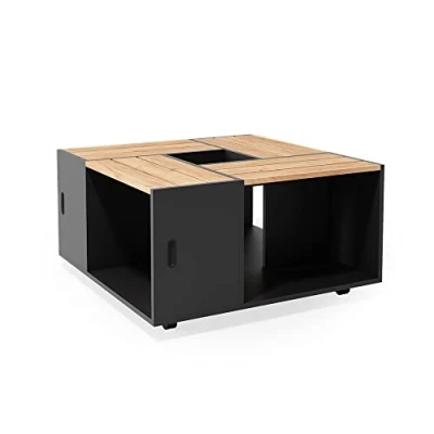 Abbildung von Vicco Couchtisch Anton, Anthrazit/Goldkraft Eiche, 80 x 43 cm