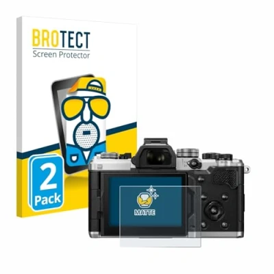 Abbildung von BROTECT Entspiegelungs Schutzfolie für OM System 3 (2 Stück) Matte Displayschutz Folie, Anti Reflex, Fingerprint