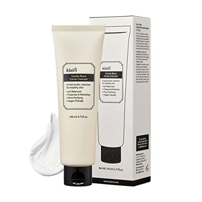 Abbildung von klairs Gentle Black Facial Cleanser Gesichtsreinigung, Größe: 140 ml,