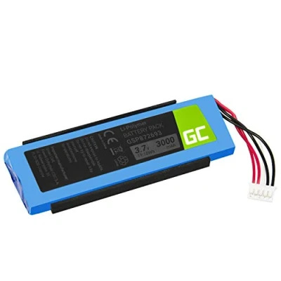 Abbildung von Green Cell ® GSP872693 P763098 03 Akku, Batterie für Lautsprecher Bluetooth JBL Flip III 3 (Li Polymer Zellen 3000mAh 3.7V) Moderne Elektronik, volle kompatibilität, vertrauter