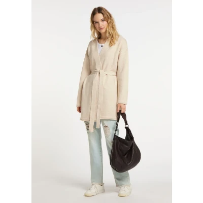 Abbildung von DREIMASTER Vintage Strickjacke für Damen XL/XXL / Off White 74% Polyacryl 22% Polyester 4% Elasthan