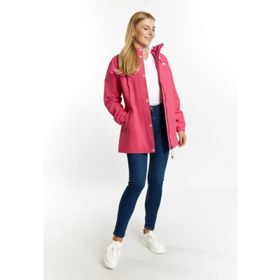 Abbildung von Schmuddelwedda Regenjacke / wasserabweisende Jacke, Damen, Größe: 36, Himbeerpink