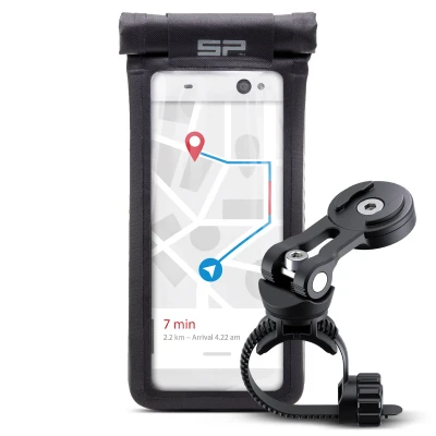 Abbildung von SP Connect Bike Bundle Universal Case SPC+ Handyhalter fürs Fahrrad Handyhülle Schwarz Kunststoff