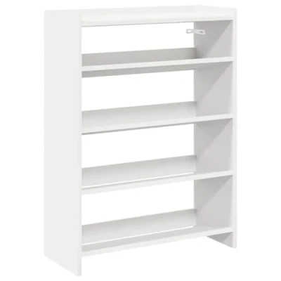 Abbildung von vidaXL Schuhregal Weiß 80x25x61,5 cm Holzwerkstoff, 1 tlg.