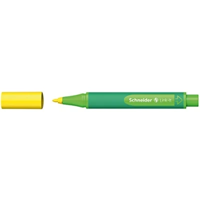 Abbildung von 5 x Schneider Faserschreiber Link It 1,0 mm golden yellow