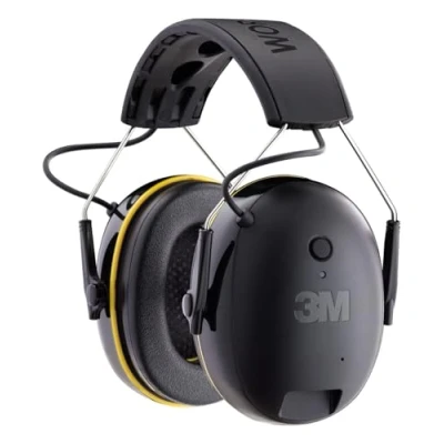 Abbildung von 3M WorkTunes Connect 90543EC1, Kabelloser Gehörschutz mit Bluetooth® Technologie, integriertes Mikrofon zum Telefonieren, Hi Fi Klangqualität, Kapsel für laute Umgebungen (94 105 dB)