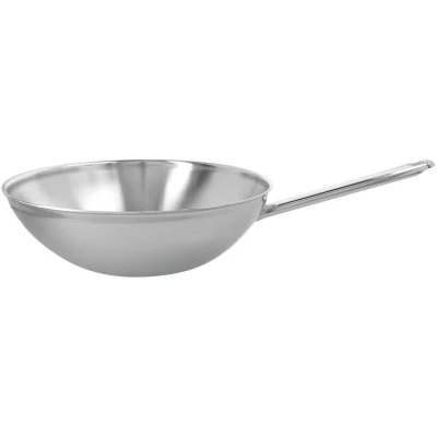 Abbildung von Demeyere Wok 26 cm flacher boden 3 l 52926