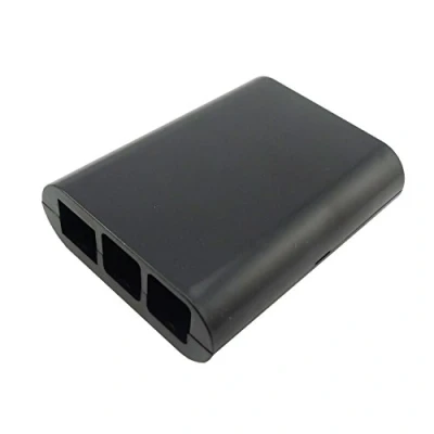 Abbildung von Aihasd Schwarz Fall Abdeckung Case Shell Gehäuse Box ABS für Raspberry Pi Model B + Plus 2