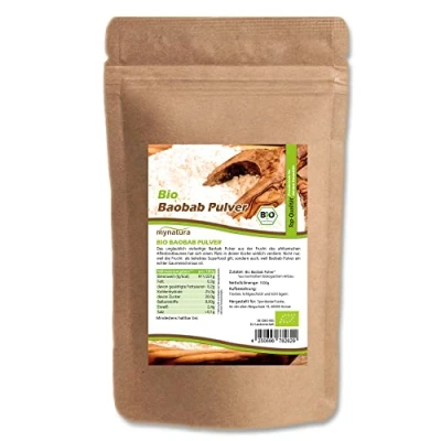 Abbildung von Mynatura Bio Baobab Pulver I Pflanzen Affenbrotbaum Samen Smoothie Vegan Superfood Im Beutel (2000g)