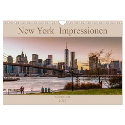 Abbildung von New York Impressionen 2025 (Wandkalender DIN A4 quer), CALVENDO Monatskalender