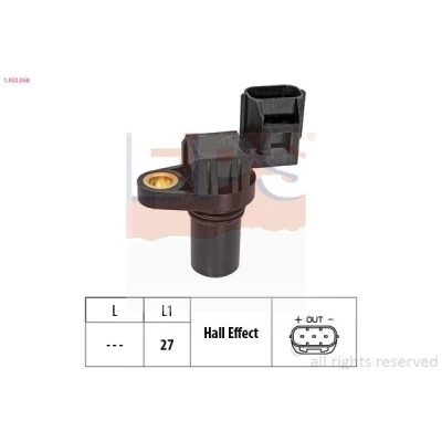 Abbildung von EPS 1.953.568 Sensor, Nockenwellenposition Made in Italy OE Equivalent KIA: Picanto I, HYUNDAI: i10 Atos