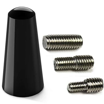 Abbildung von Navitec24 Autoantenne Kurzstab 3cm Auto Dachantenne Kfz Stabantenne Ersatz für Autoradio mit dezentem Design FM/DAB