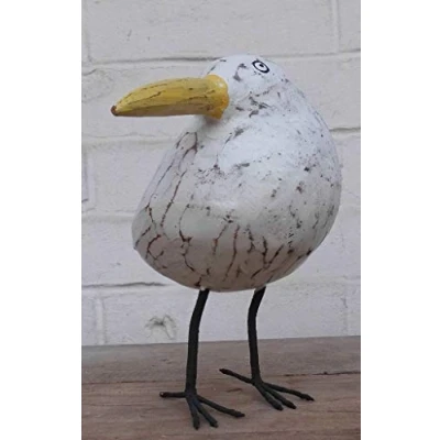 Abbildung von Deko Impression Tierfigur Freche, witzige Möwe Statue maritimes Objekt Holz Handarbeit (1 St)