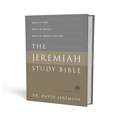 Abbildung von The Jeremiah Study Bible, ESV: What It Says. Means. Means for You.