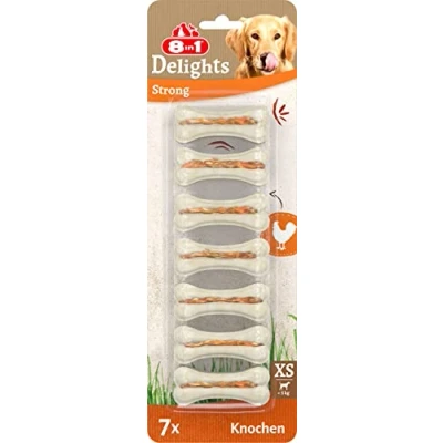 Abbildung von 8in1 Delights Strong Kauknochen XS 7 st...