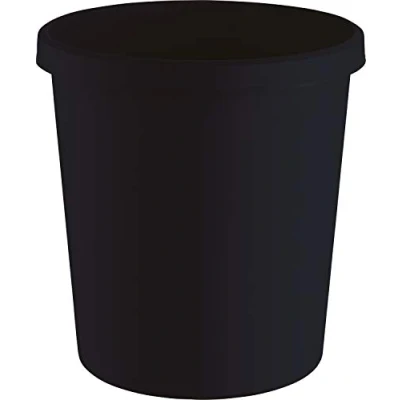 Abbildung von HELIT Papierkorb the green german, 18 Liter, aus recyceltem Kunststoff
