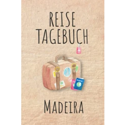 Abbildung von Reisetagebuch Madeira: Urlaubstagebuch,Portugal Reise,Urlaubsreise Logbuch für 40 Reisetage Reiseerinnerungen und Sehenswürdigkeiten,Rundreise mit ... Geschenk Notizbuch, Abschiedsgeschenk