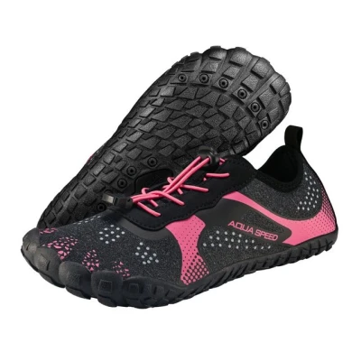 Abbildung von Aqua Speed Nautilus Schwimmschuhe Gr. 39 Rosa + Handtuch im Set Wasserschuh (Wasserschuhe für Garten, Steg &amp; Strand praktisch stabil) Lässt sich einfach reinigen ausspülen, trocknen, fertig