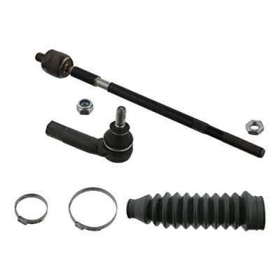 Abbildung von FEBI BILSTEIN 44740 Spurstange Vorderachse rechts mit Muttern Schellen, Lenkmanschetten VOLKSWAGEN: Caddy 2 Kastenwagen, Kombi