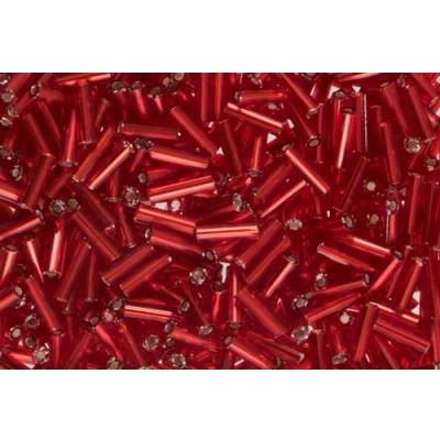 Abbildung von Gütermann Perlen Stifte 7 mm Röhrchen 22 g Farbe 4580 rot
