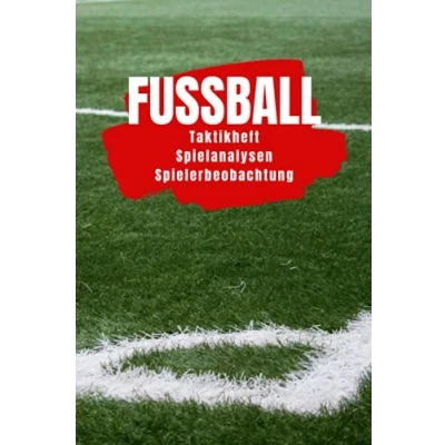 Abbildung von Fussball Taktikheft, Spielanalysen, Spielerbeobachtung: 120 Seiten für Trainer, Scouts und Analysten Aufstellung, Taktik, Matchplan 15,24x22,86cm bzw. 6x9 Zoll