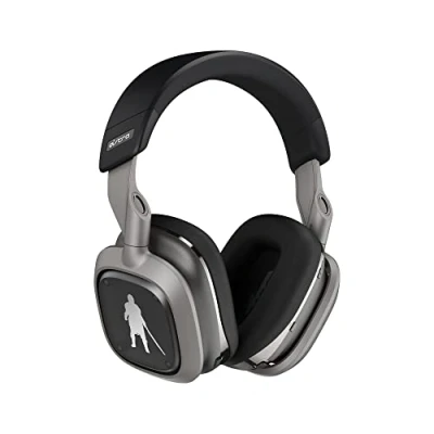 Abbildung von Logitech Astro A30 Lightspeed Kabelloses Gaming Headset für PS5 Bluetooth, 2,4Ghz, Eingebautes und abnehmbares Mikrofon, USB C, 3,5mm, Playstation, Nintendo Switch, PC The Mandalorian Edition