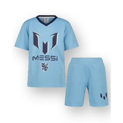 Abbildung von Messi Shorts für Kinder, Größe: 104, Air blue