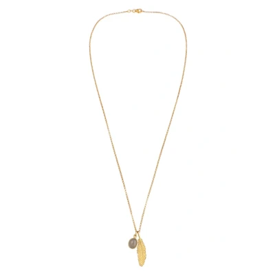 Abbildung von Kuzzoi Feather Halskette goldcoloured, Herren, Größe: 60, Gold coloured