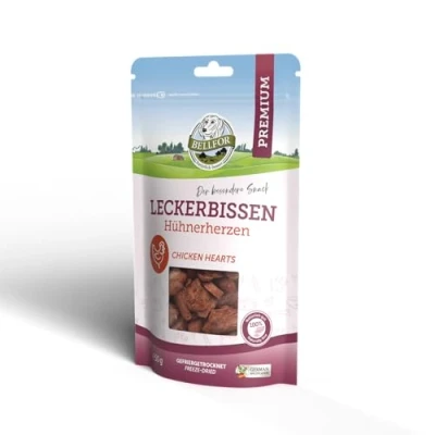 Abbildung von Bellfor Gesunder Freeze Snack für Hunde Hühnerherzen 50 g